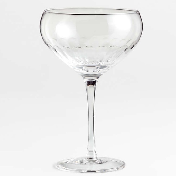 Niels Roadster 10-Oz. Etched Coupe Glass Set of Four - Picture 7 of 17